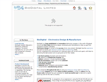 Tablet Screenshot of biodigital.co.uk